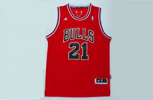 Maillot De Basket Chicago Bulls Jimmy Butler21 Tissus Sportif Fans Edition Rouge